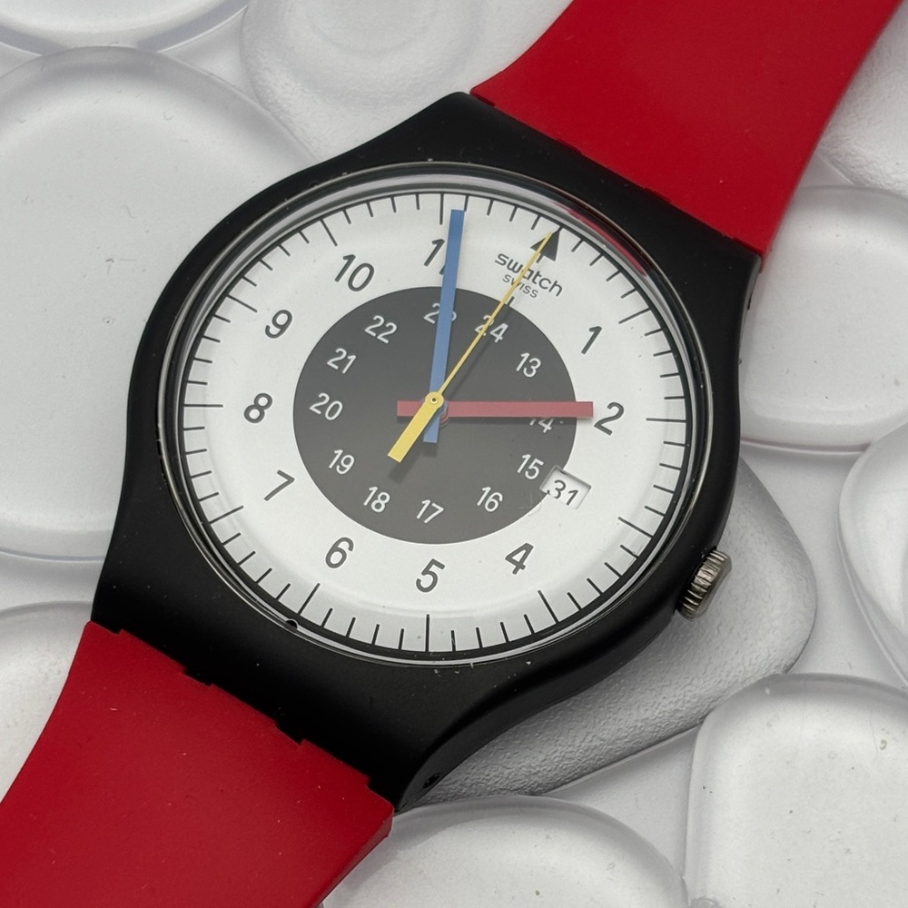 Swatch Watch - SO32B401 - ROUGE & NOIR